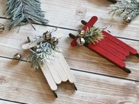 Clean and Scentsible Popsicle Stick Sleds